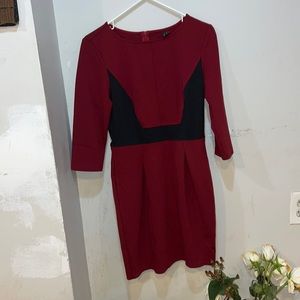 HOT RED WINE MINI DRESS